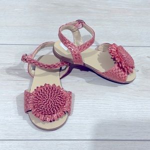Janie And Jack girl Straw Sandals